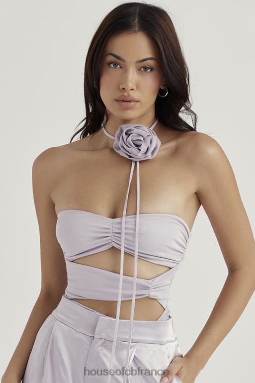 House of CB body gris à fleurs joie N888H713 vêtements