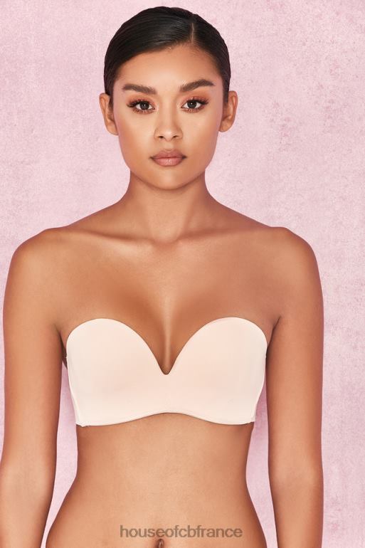 House of CB soutien-gorge bustier moulé uni lisse - beige N888H1308 vêtements