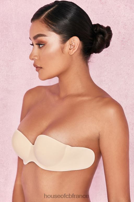 House of CB soutien-gorge moulé dos nu sans bretelles - beige N888H1317 vêtements